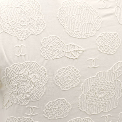 Chanel Camellia T-shirt White 98P #38