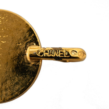 Chanel Vintage Cocomark Round Chain Belt Gold   Chanel