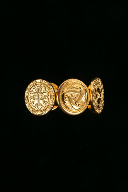 Bracelet doré Chanel