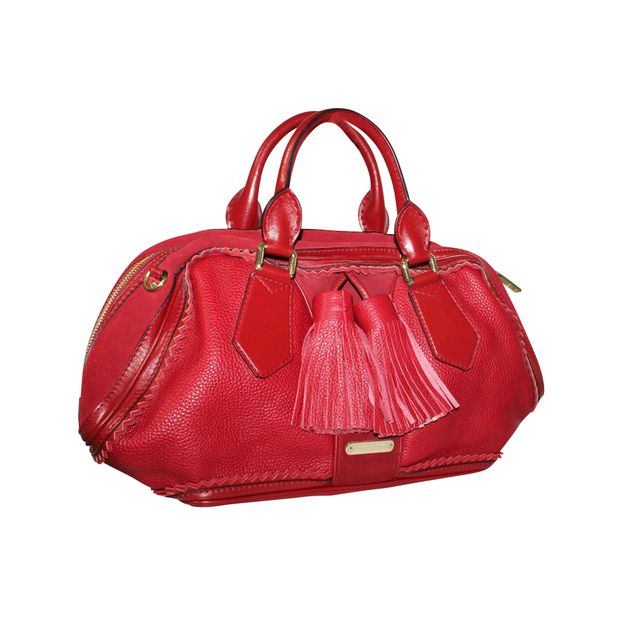 Burberry PRORSUM Prorsum Dark Red Shrimpton Tote