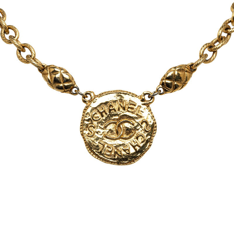 Chanel Coco Coin Necklaces G   Chanel