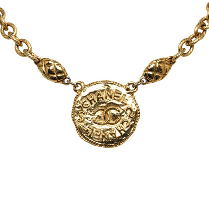 Chanel Coco Coin Necklaces G   Chanel