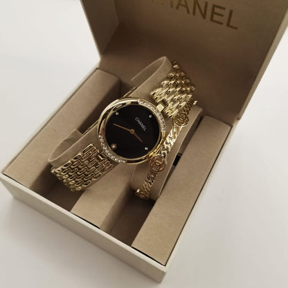 Chanel Watch and Bangle Set