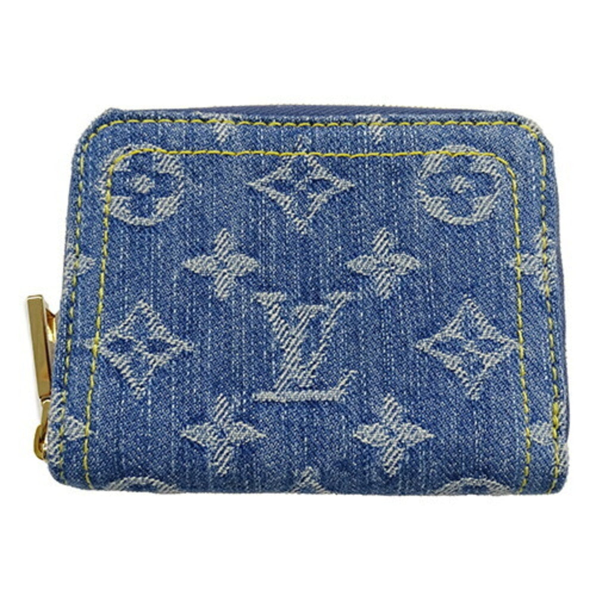 Louis Vuitton Monogram blue blue Monogram Monogram blue Wallet (Bi-Fold)