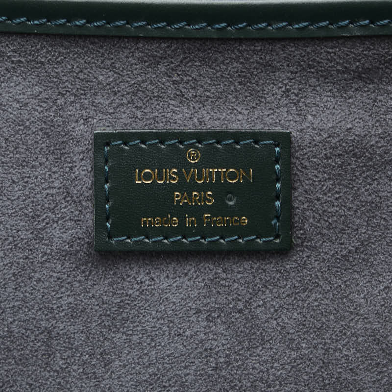 Louis Vuitton Taiga Boston Bag Travel Bag Leather Dark Green M30104