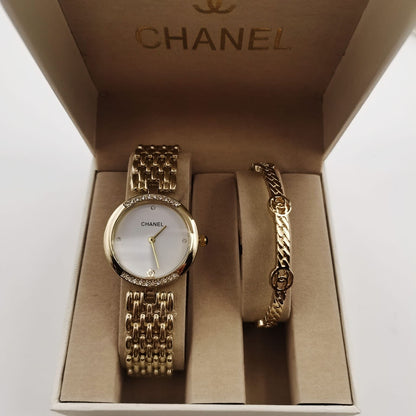 Chanel Watch and Bangle Set