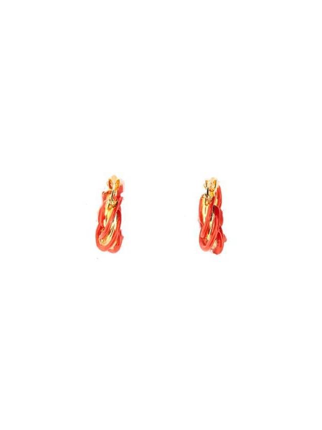 Luxury Bottega Veneta 23 ss PILLAR hoop earrings 731898VAHU48822 B0040210983
