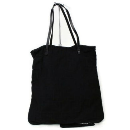 Fendi W Canvasleather Satcheltote W Attached Wallet Black Zucco Print Canvas And Leather Tote