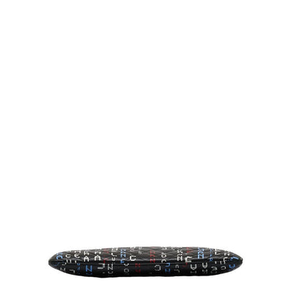 Chanel Matrases Typography Cocomark econd Bag Cratch Bag Black Multicolor in  CHANEL