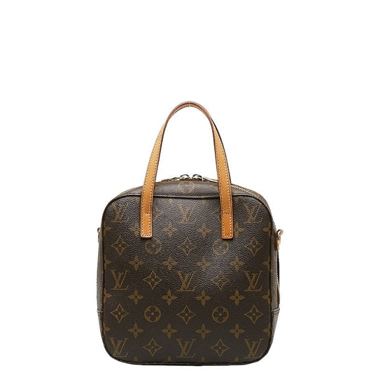 Louis Vuitton Monogram M47500 Handbag PVC/Leather Brown