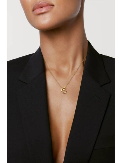 18K Coco Crush Diamond Necklace Yellow Gold Chanel