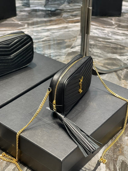 Yves Saint Laurent Lou Mini Bag Black