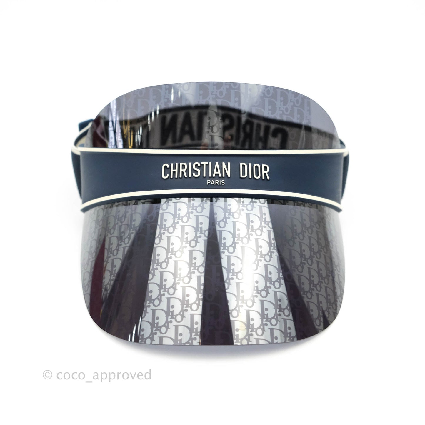 Christian Dior Diorclub V1U Dior Blue Oblique Visor