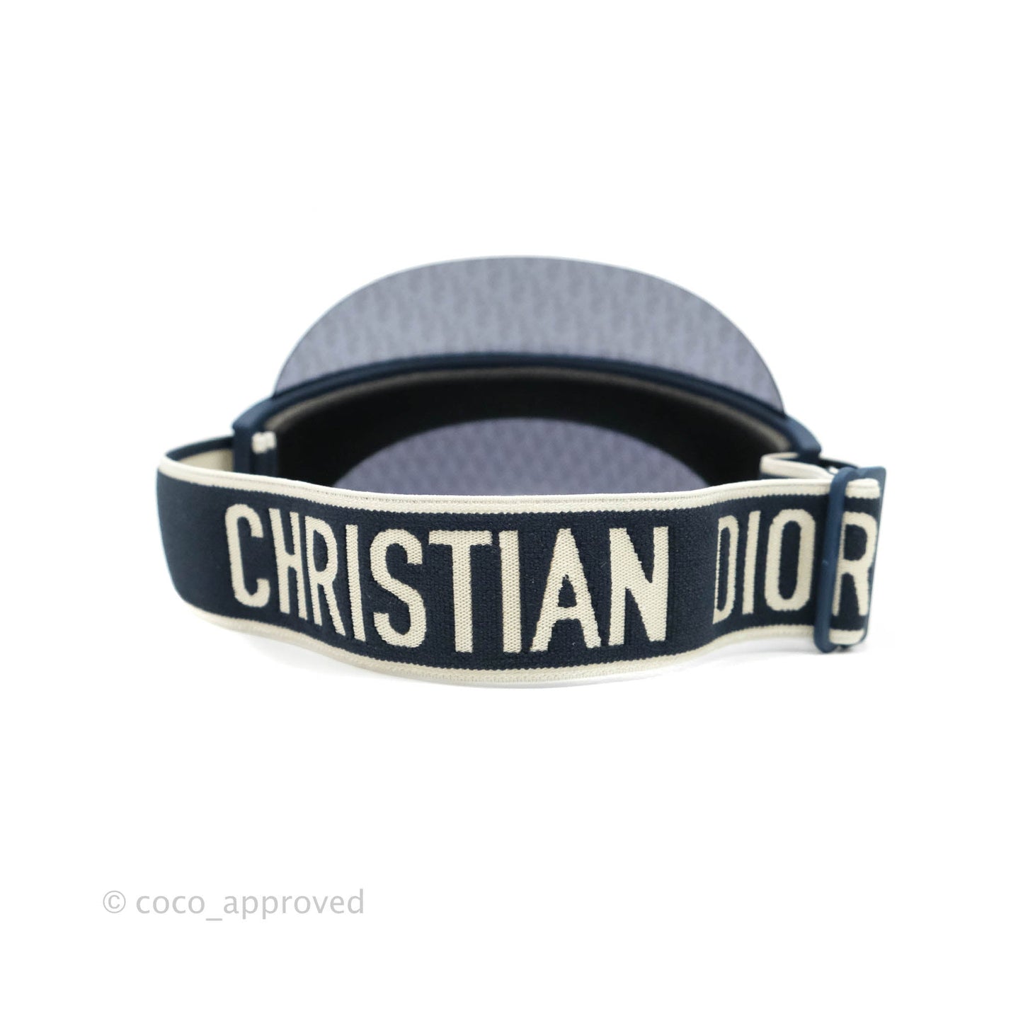 Christian Dior Diorclub V1U Dior Blue Oblique Visor