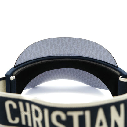 Christian Dior Diorclub V1U Dior Blue Oblique Visor