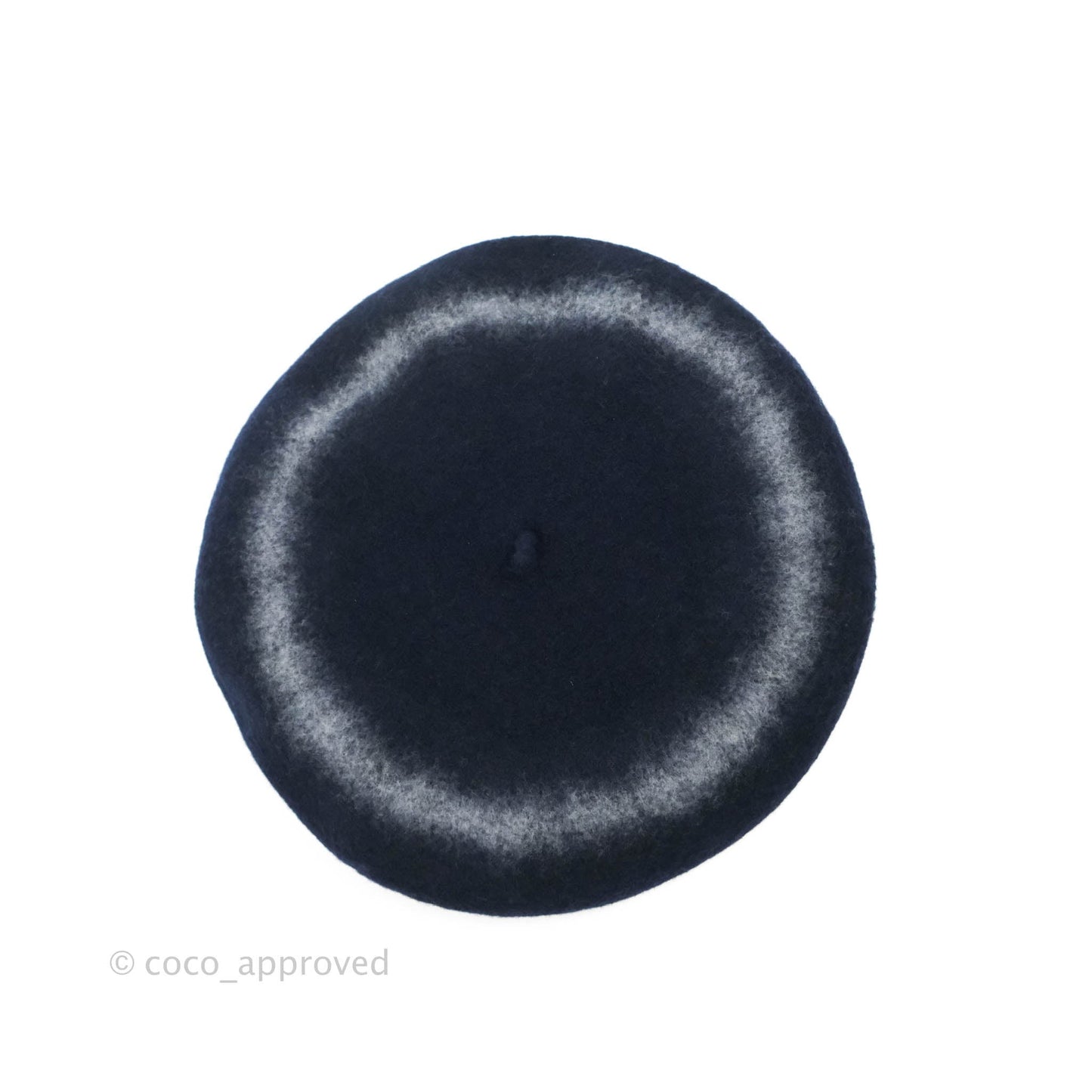 Christian Dior Wool Beret in Bleu Marine