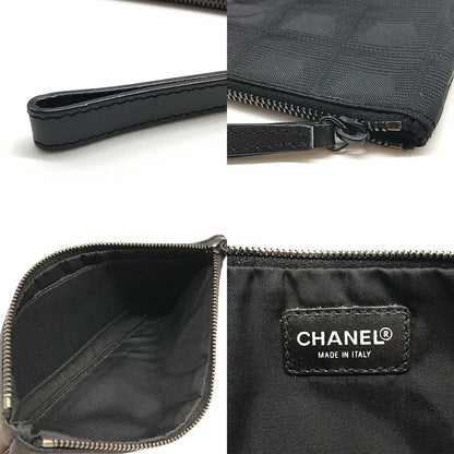Chanel Nylon Travel Line Pouch Black