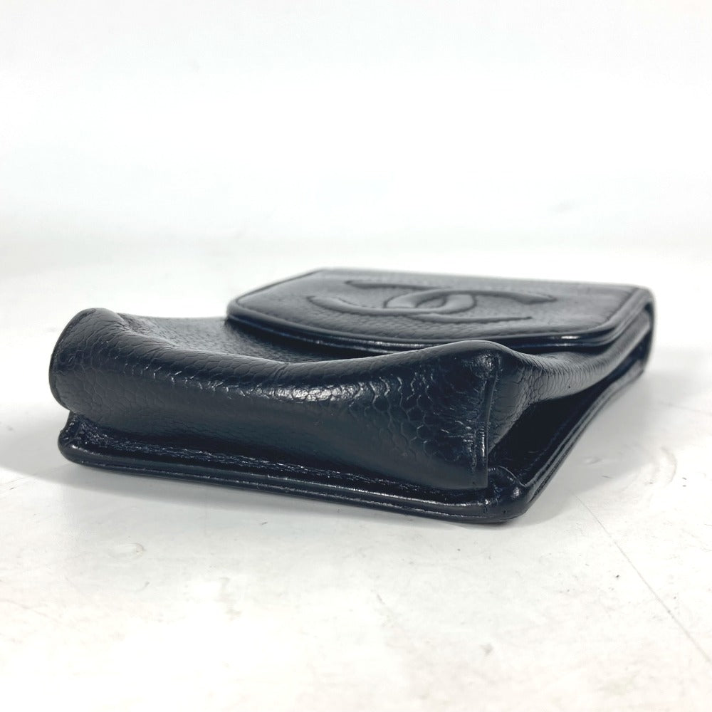 CHANEL Cigarette case A13511 Caviar skin black CC COCO Mark logo