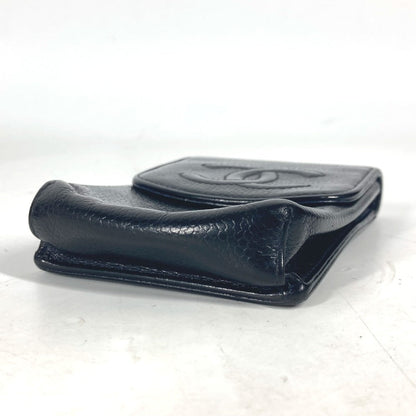CHANEL Cigarette case A13511 Caviar skin black CC COCO Mark logo