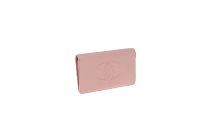 Chanel Timeless Pink Caviar Flap wallet