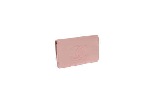 Chanel Timeless Pink Caviar Flap wallet