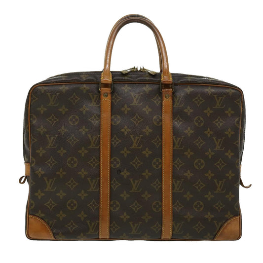 LOUIS VUITTON Monogram Porte Documents Voyage Hand Bag M53361 Auth 30207
