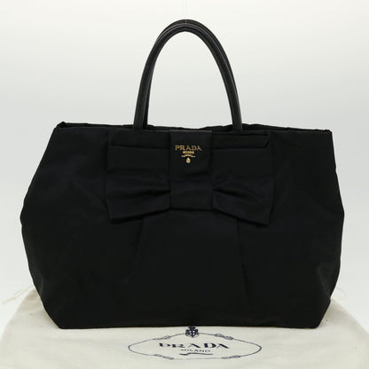 Prada Nylon Hand Bag Black  30324