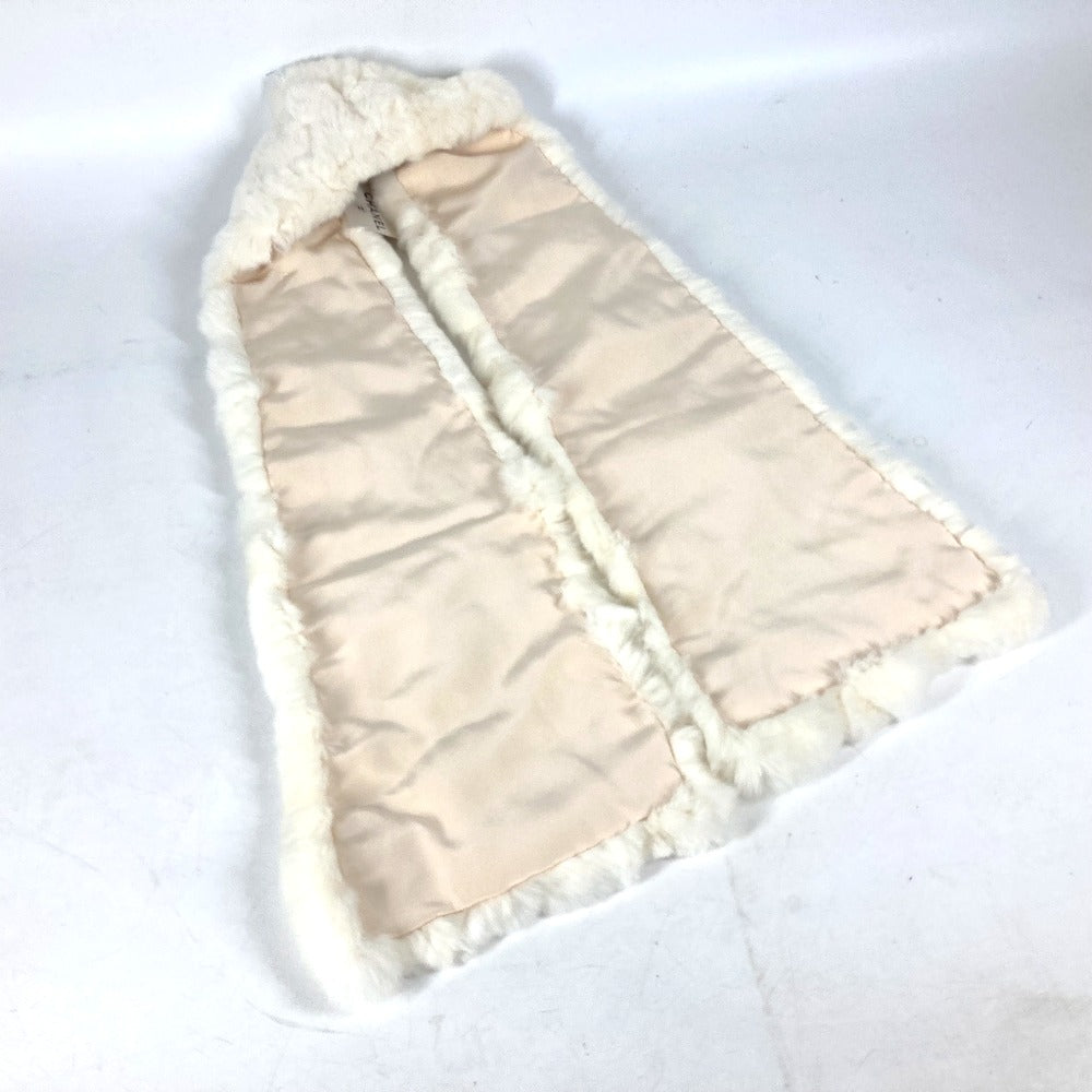CHANEL Scarf Fur , Lapin white fur