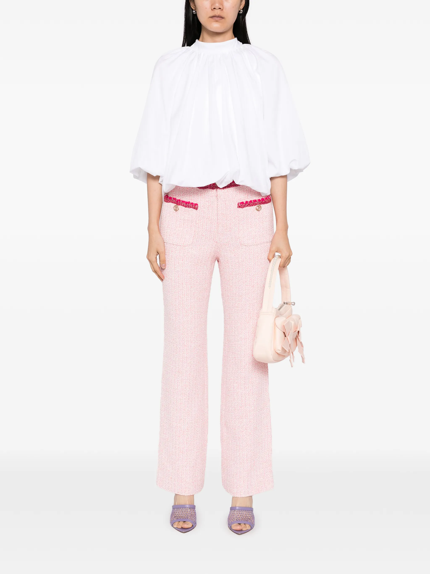 Pink Tweed Trousers