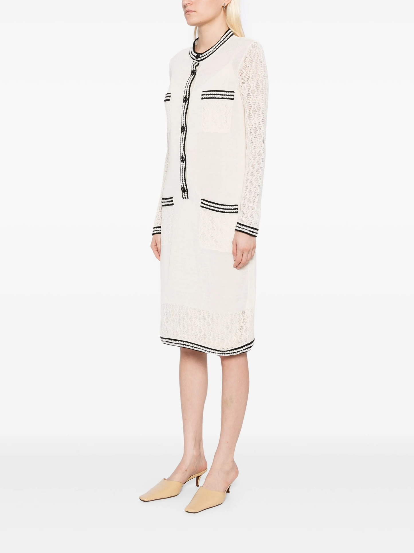 Cream Knit Dress
