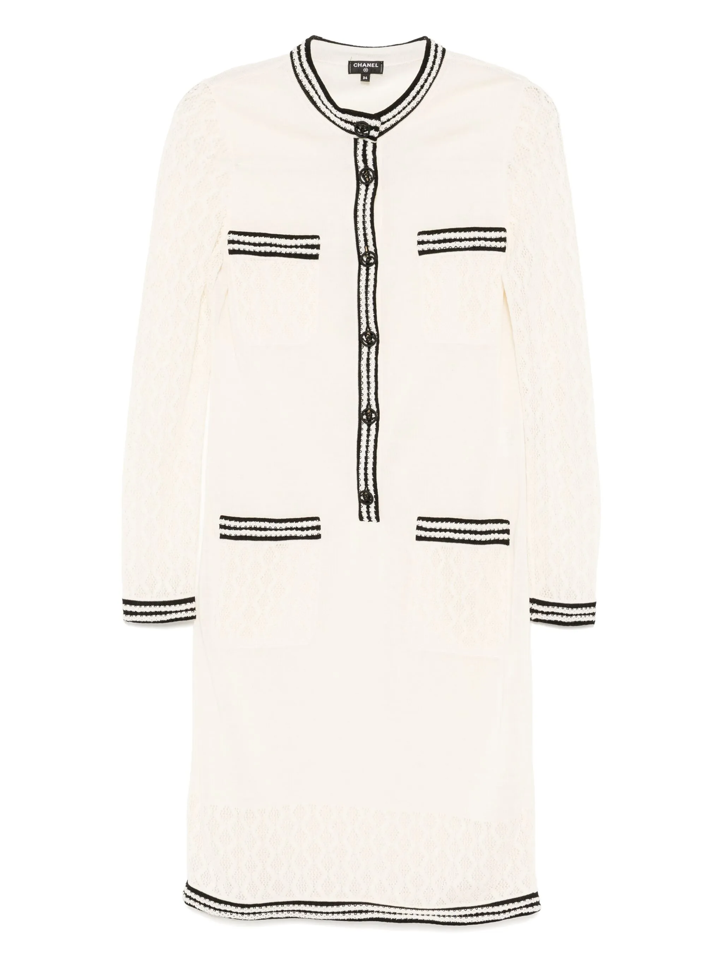 Cream Knit Dress