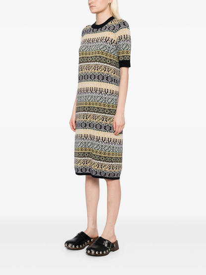 Pattern Knit Dress