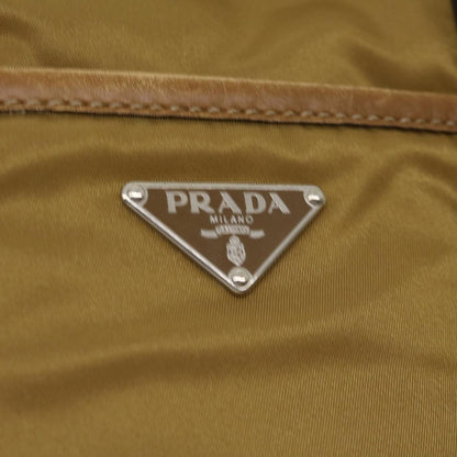 Prada Shoulder Bag Nylon Khaki  30980