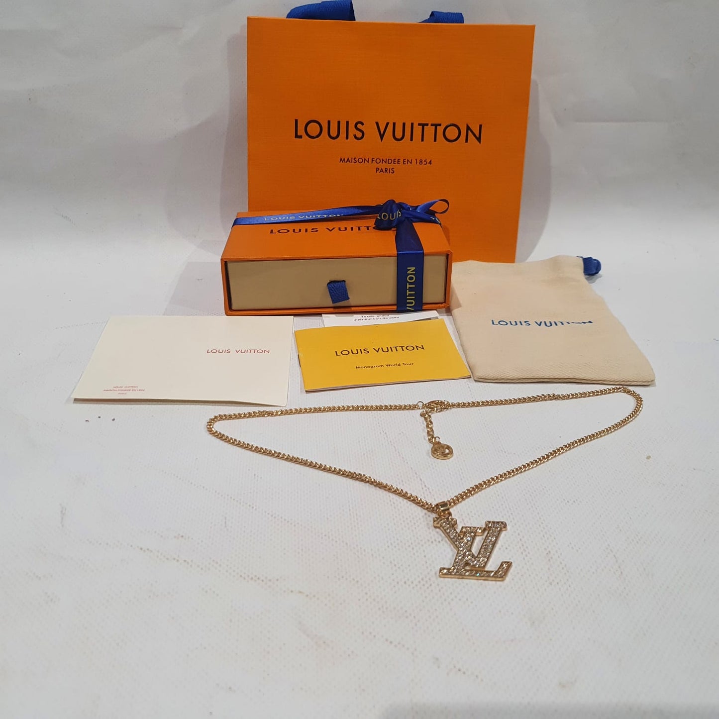 Louis  Vuitton Necklace, Earrings and Brooch Set