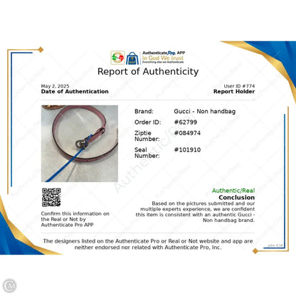 Belt Luxury Designer By Gucci