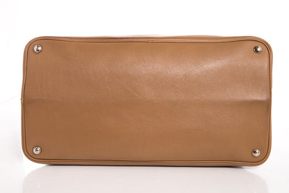 Prada Camel Leather Tote