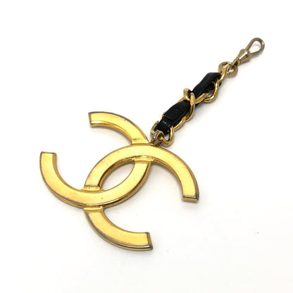 CHANEL charm Gold Plated gold Big COCO Mark Women Used