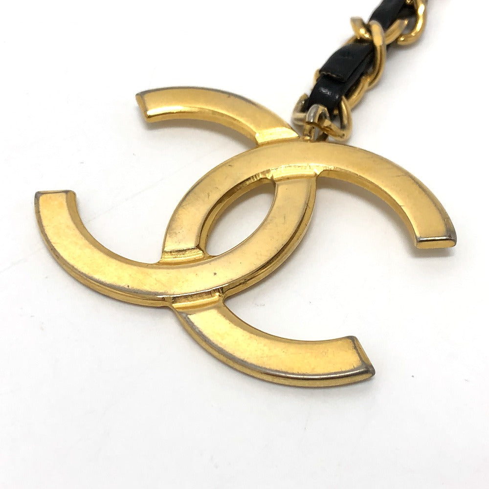 CHANEL charm Gold Plated gold Big COCO Mark Women Used