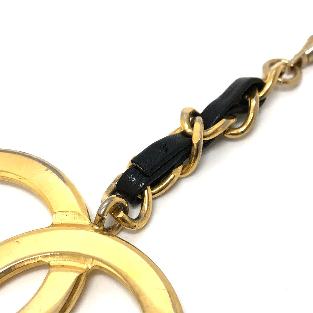 CHANEL charm Gold Plated gold Big COCO Mark Women Used