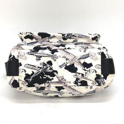 CHANEL Shoulder Bag canvas black Airline Women Used
