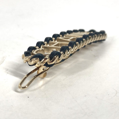 CHANEL Valletta metal gold logo Chain