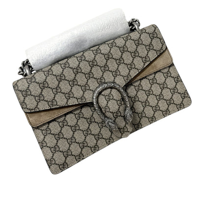 Gucci Dionysus Small Shoulder GG Supreme Monogram Beige RHW
