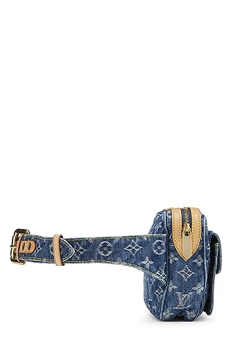 Louis Vuitton,  Monogram Denim Bumbag, Blue