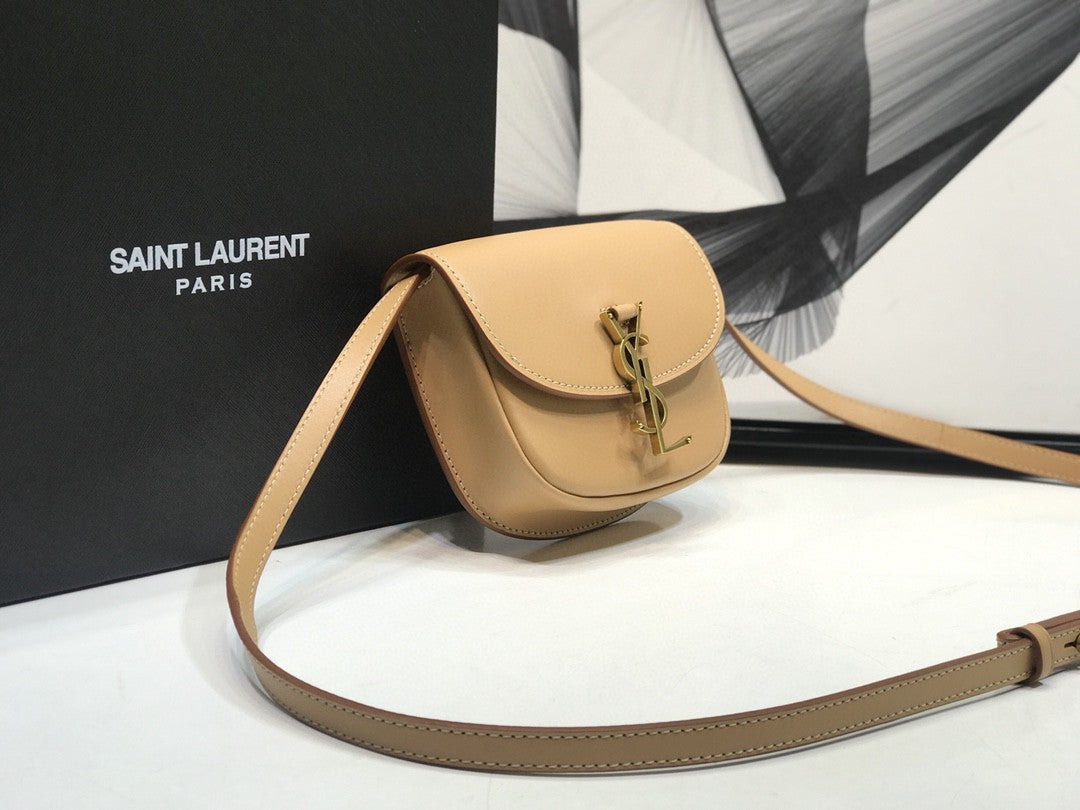 Yves Saint Laurent Kaia Small Satchel Brown