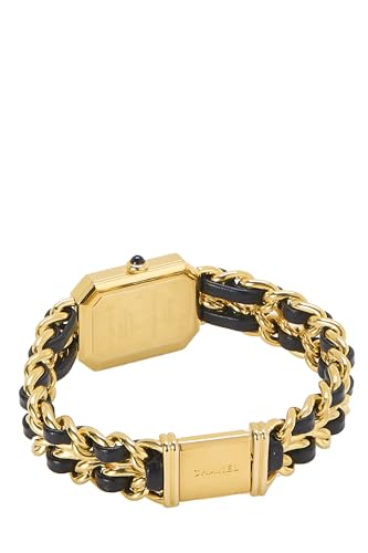 Chanel,  Black & Gold Premiere Watch Large, Black