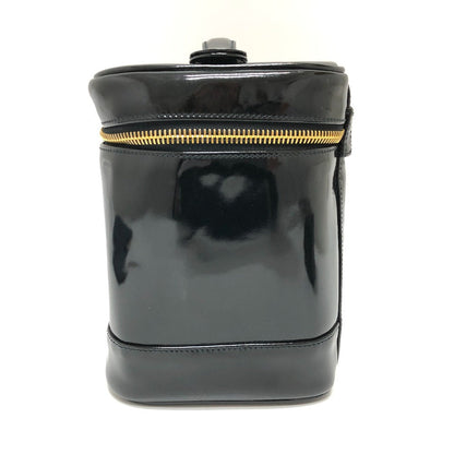 CHANEL Handbag A01998 enamel black CCCOCO Mark Cosmetics Pouch Women Used