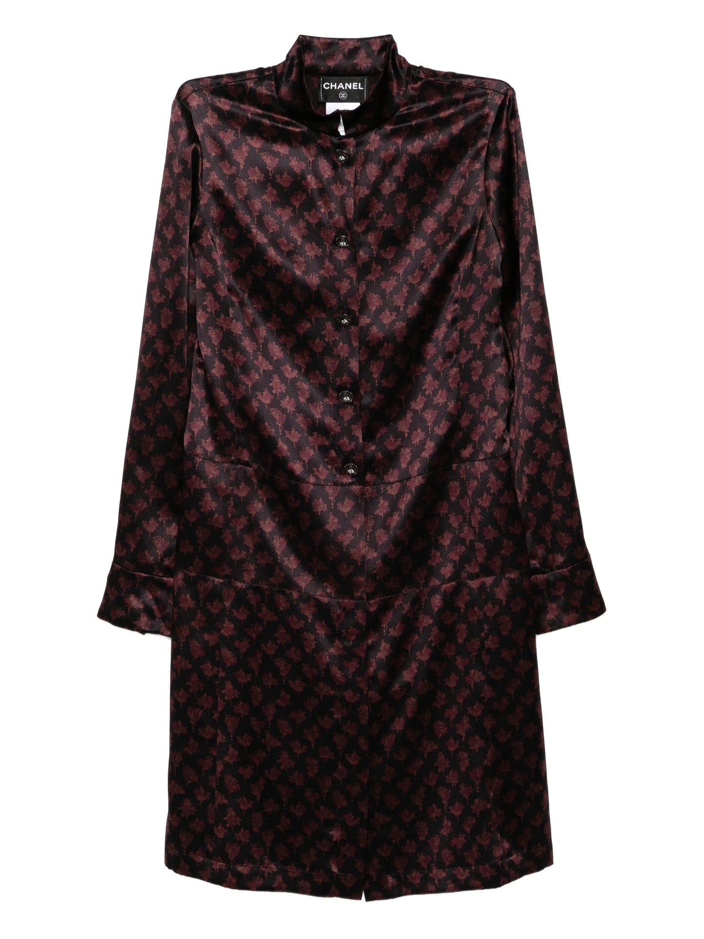 Patterned Shirt Dress