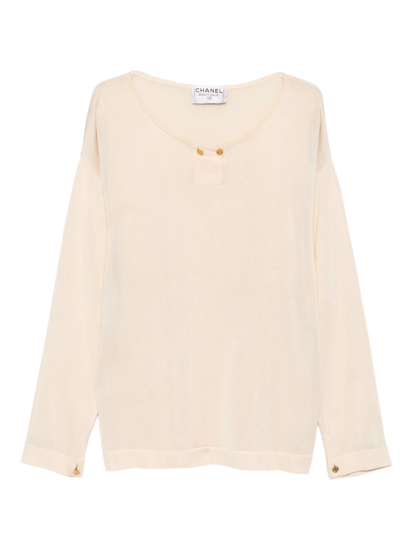 Long Sleeve Top Cream