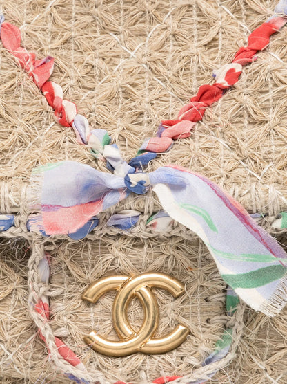 2010 Straw Country Flap Bag