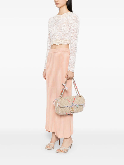 2010 Straw Country Flap Bag
